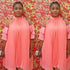 Plus Size Women A-Line Pleated Dress with Mesh Layered Sleeve #Mesh #A-Line #Layered Sleeve